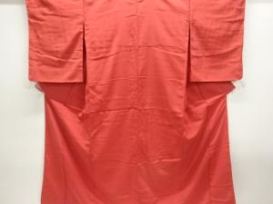 大正ロマン　無地お召着物アンサンブル